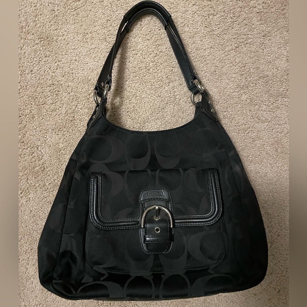 Authentic Black Coach Purse in very good used condition